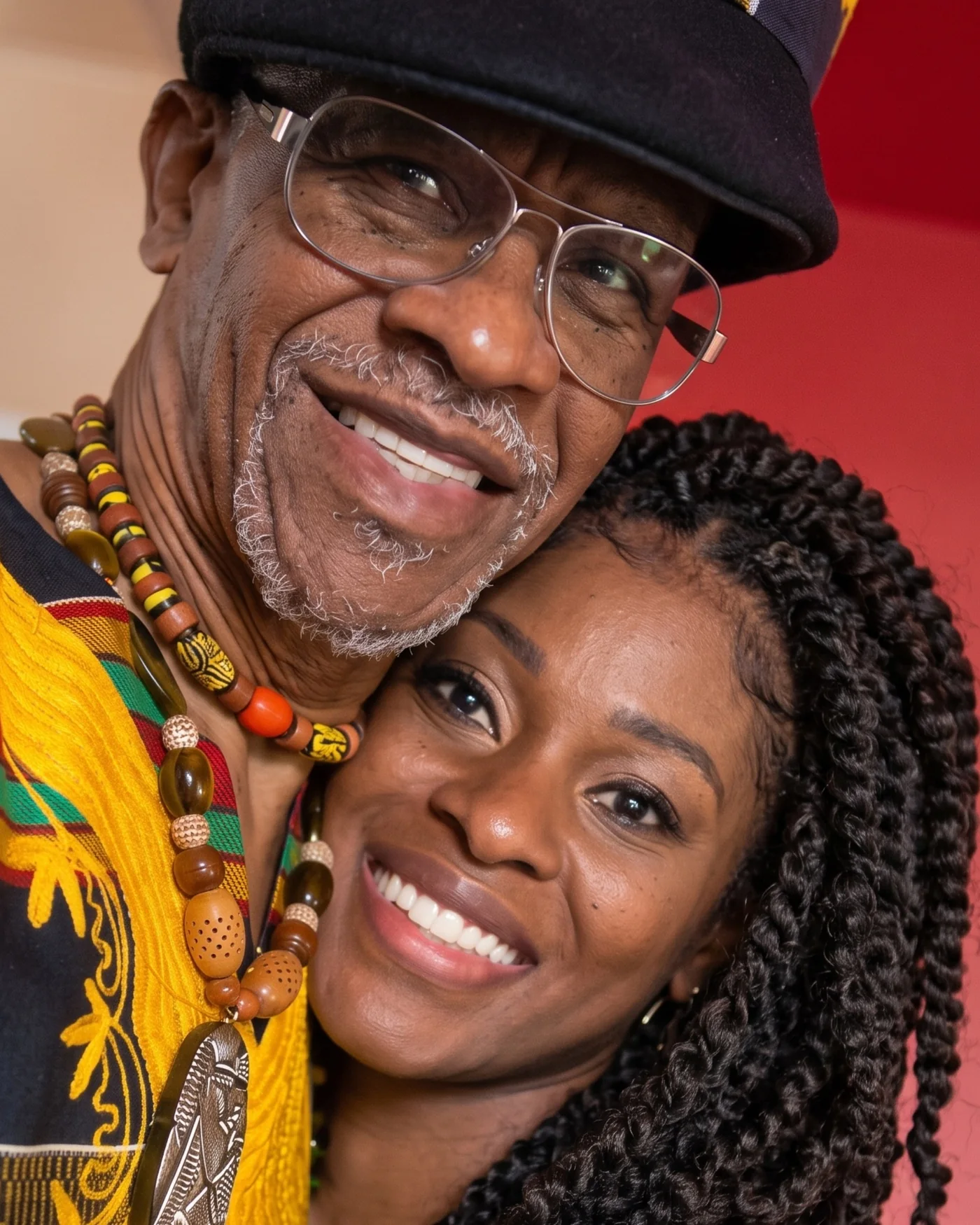 Styner Stiner with her father, Watani Stiner