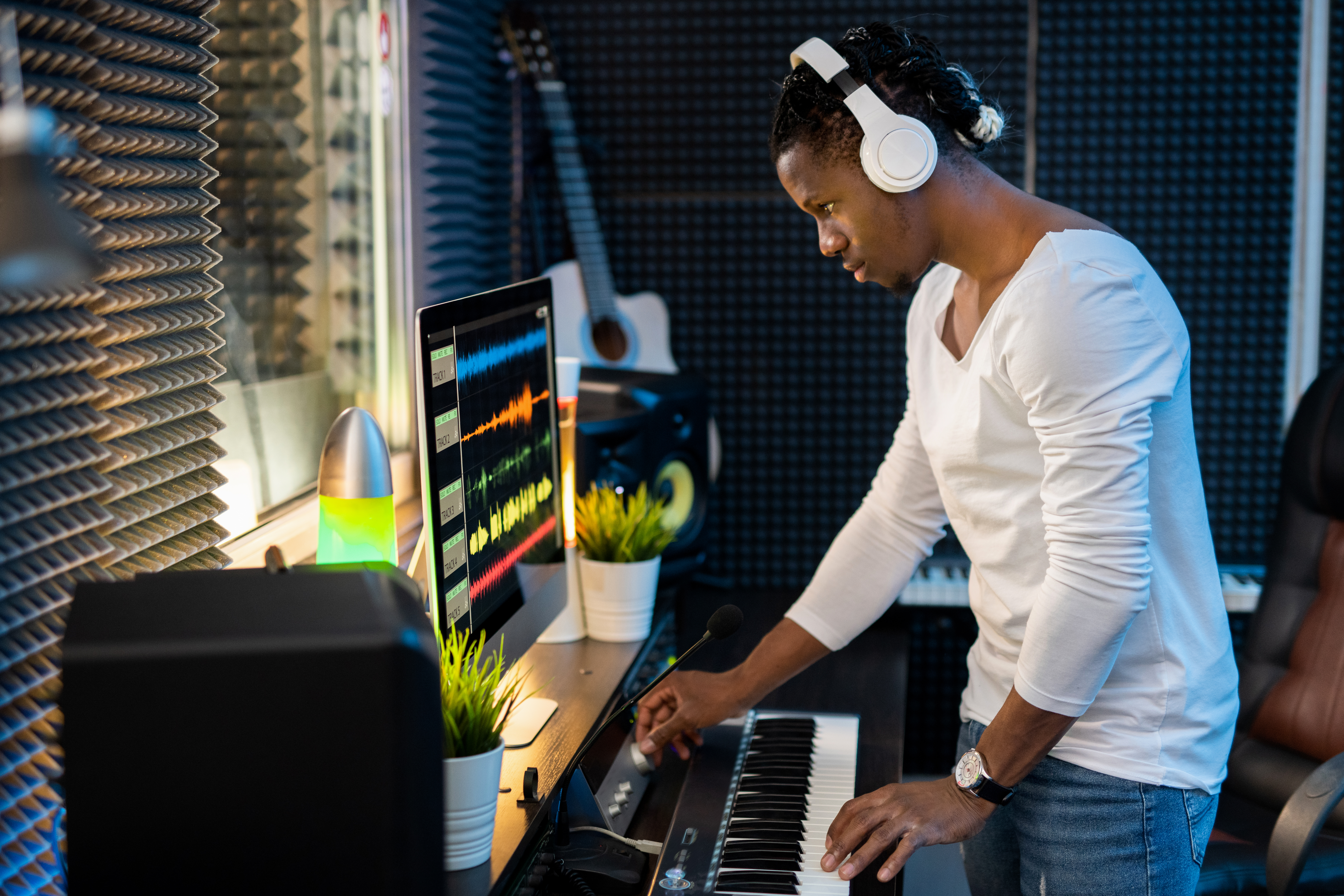 A young creator producing music with software — where a song becomes a first lesson in AI